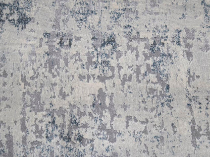 Oxford Abstract Grey Blue Rug by Bareens Designer Rugs