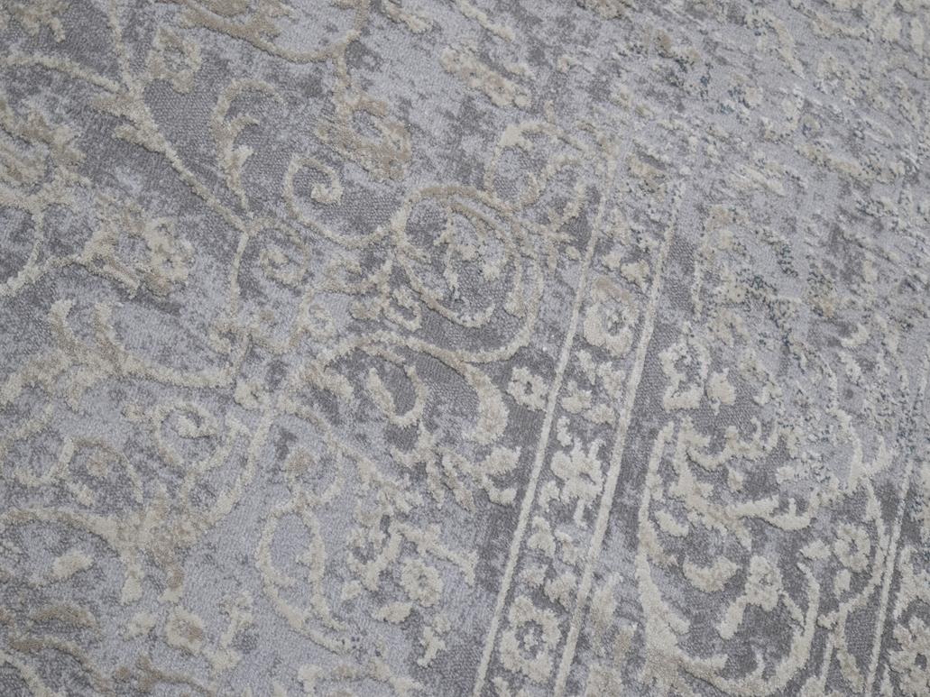 Vintage Regal Grey Beige Rug by Bareens Designer Rugs