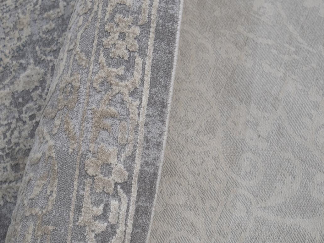 Vintage Regal Grey Beige Rug by Bareens Designer Rugs