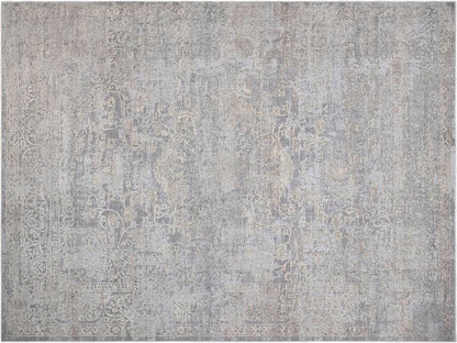 Vintage Regal Grey Beige Rug by Bareens Designer Rugs