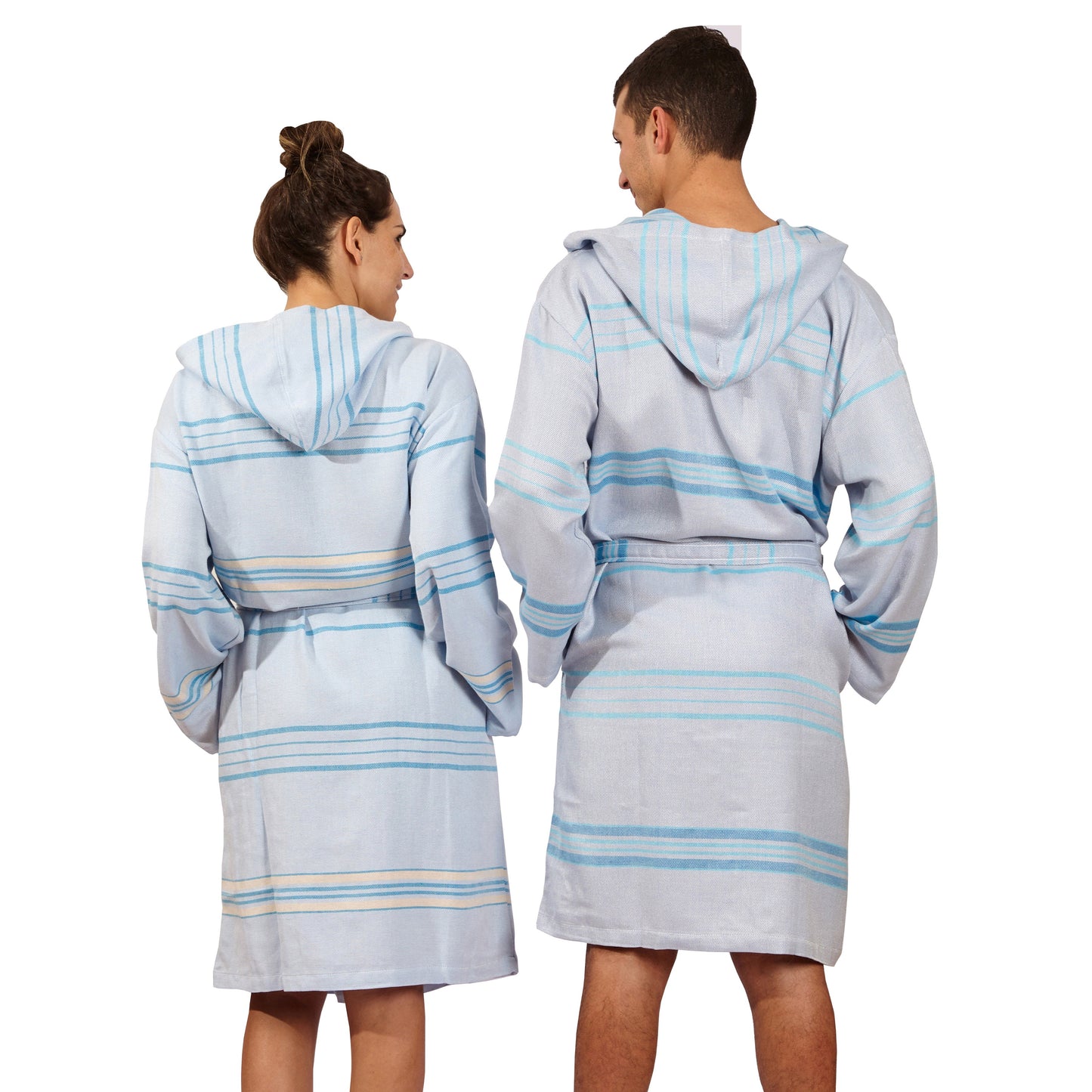 Antalya Unisex Bathrobe - Beige by Eco Hilana