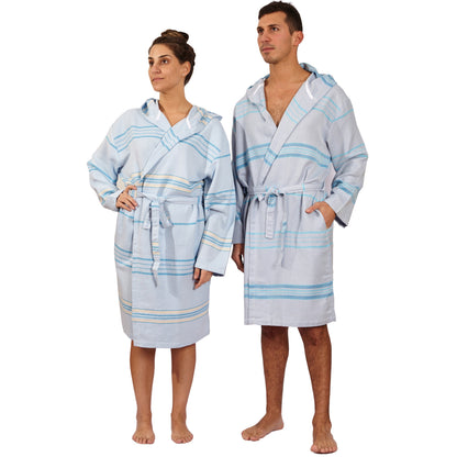 Antalya Unisex Bathrobe - Beige by Eco Hilana