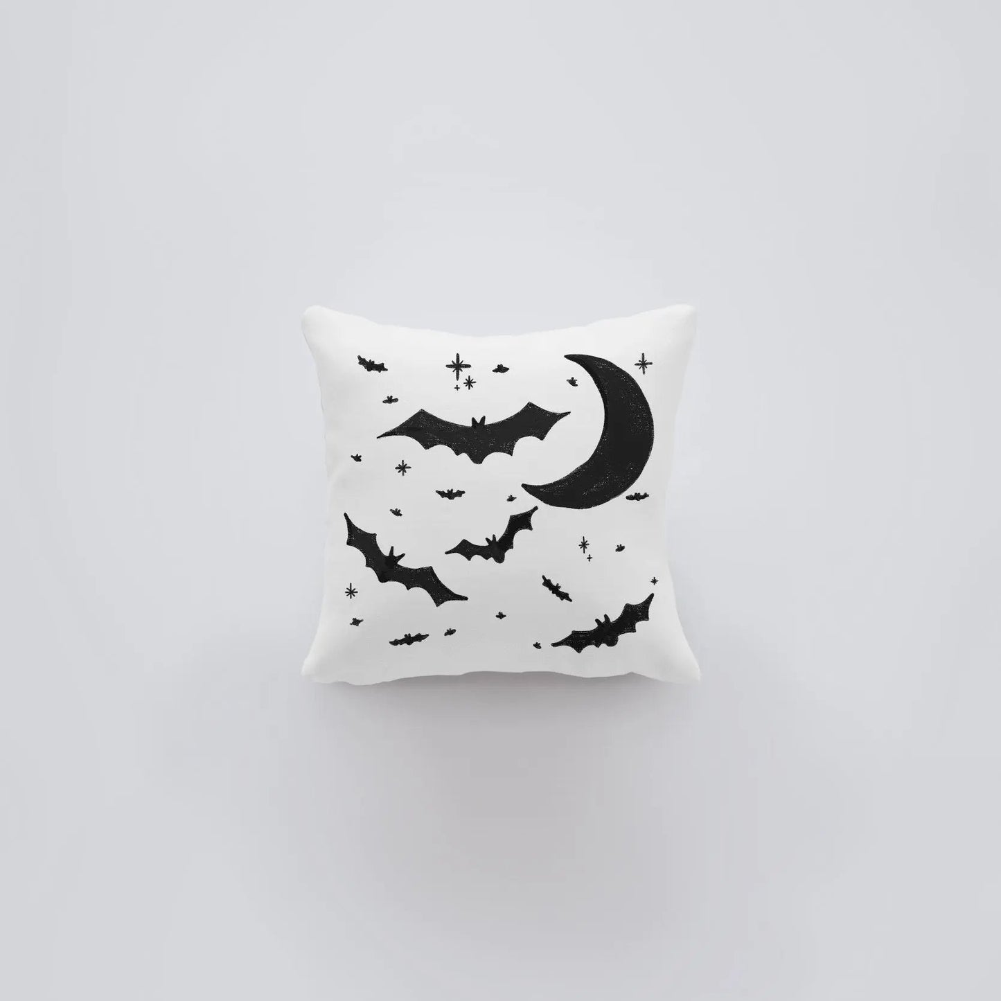 MINI Bats on WhiteThrow Pillow