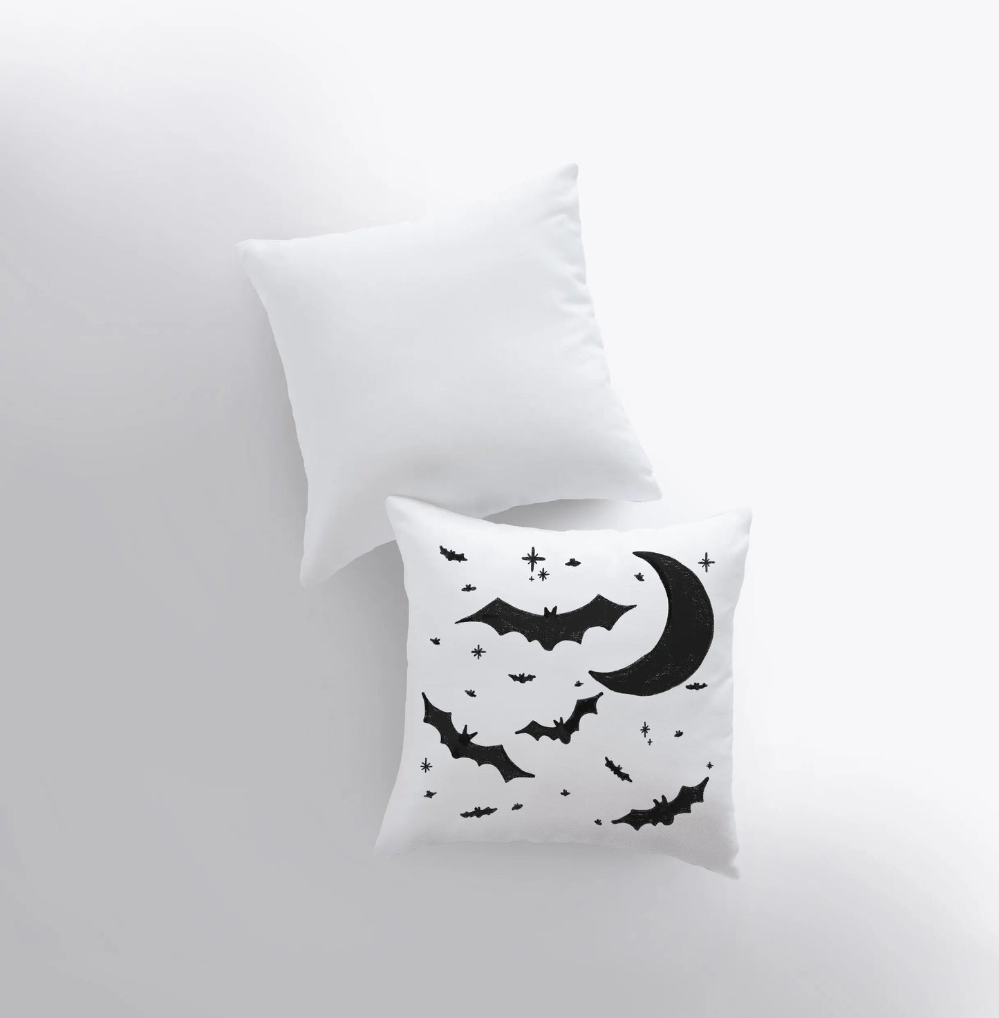 MINI Bats on WhiteThrow Pillow