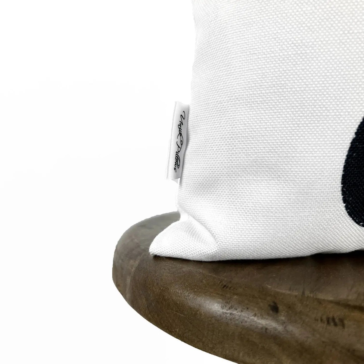 MINI Ghost on White Throw Pillow