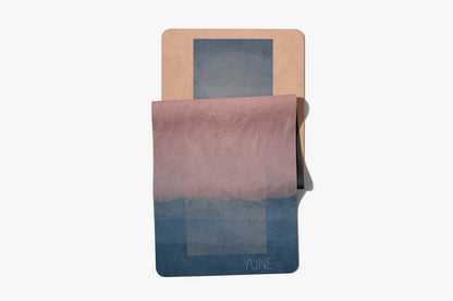 Gradient blue to pink blanket with 'Y-Line' branding on a white background