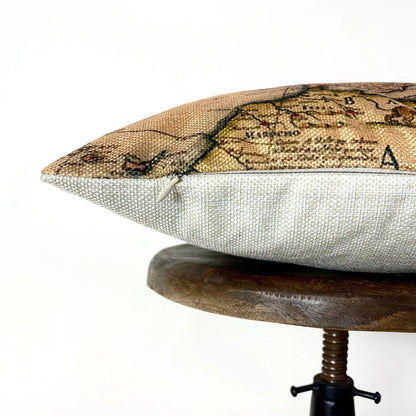 Map of Europe Throw Pillow