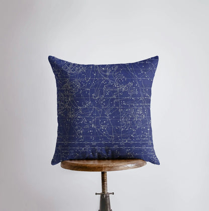 Map of the Stars Throw Pillow