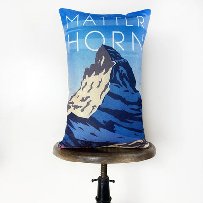 Matterhorn Adventure Time Throw Pillow