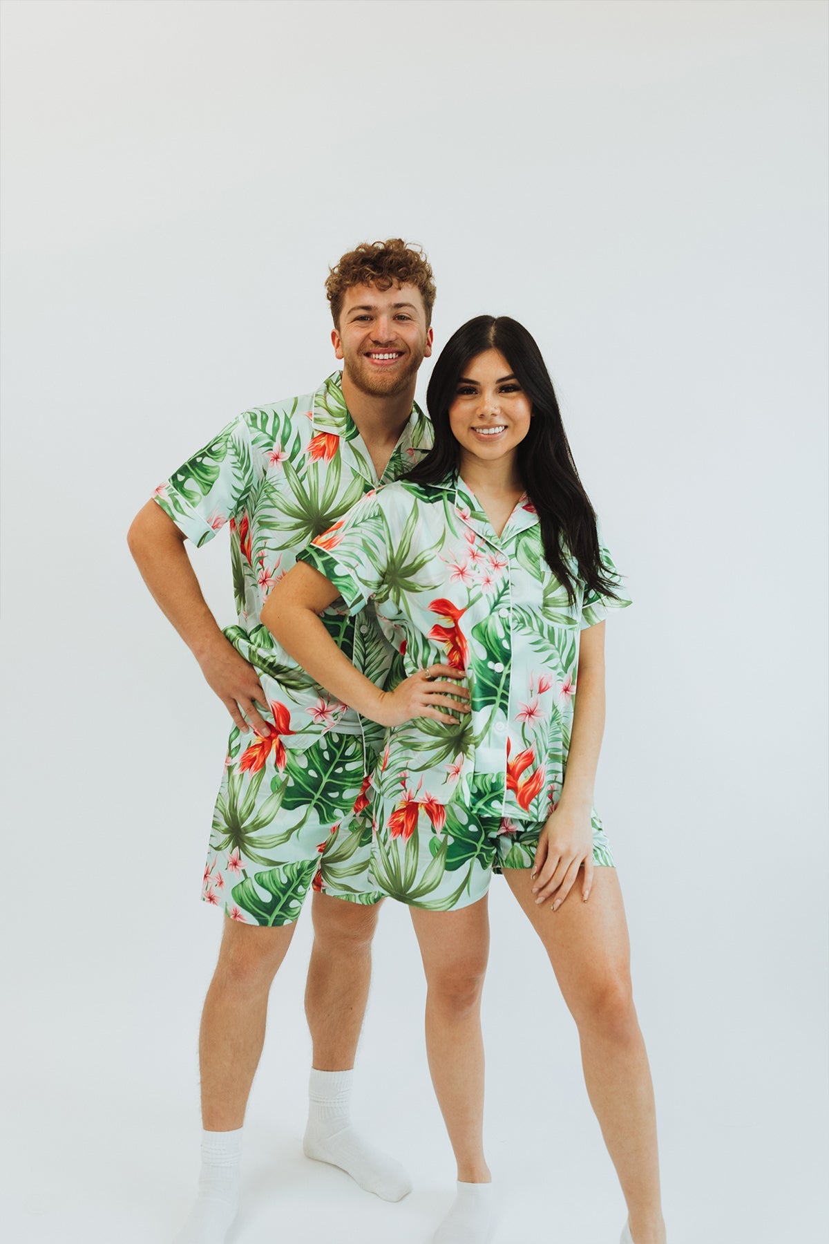 Men's Mint Tropical Pajama set by Spikes and Seams