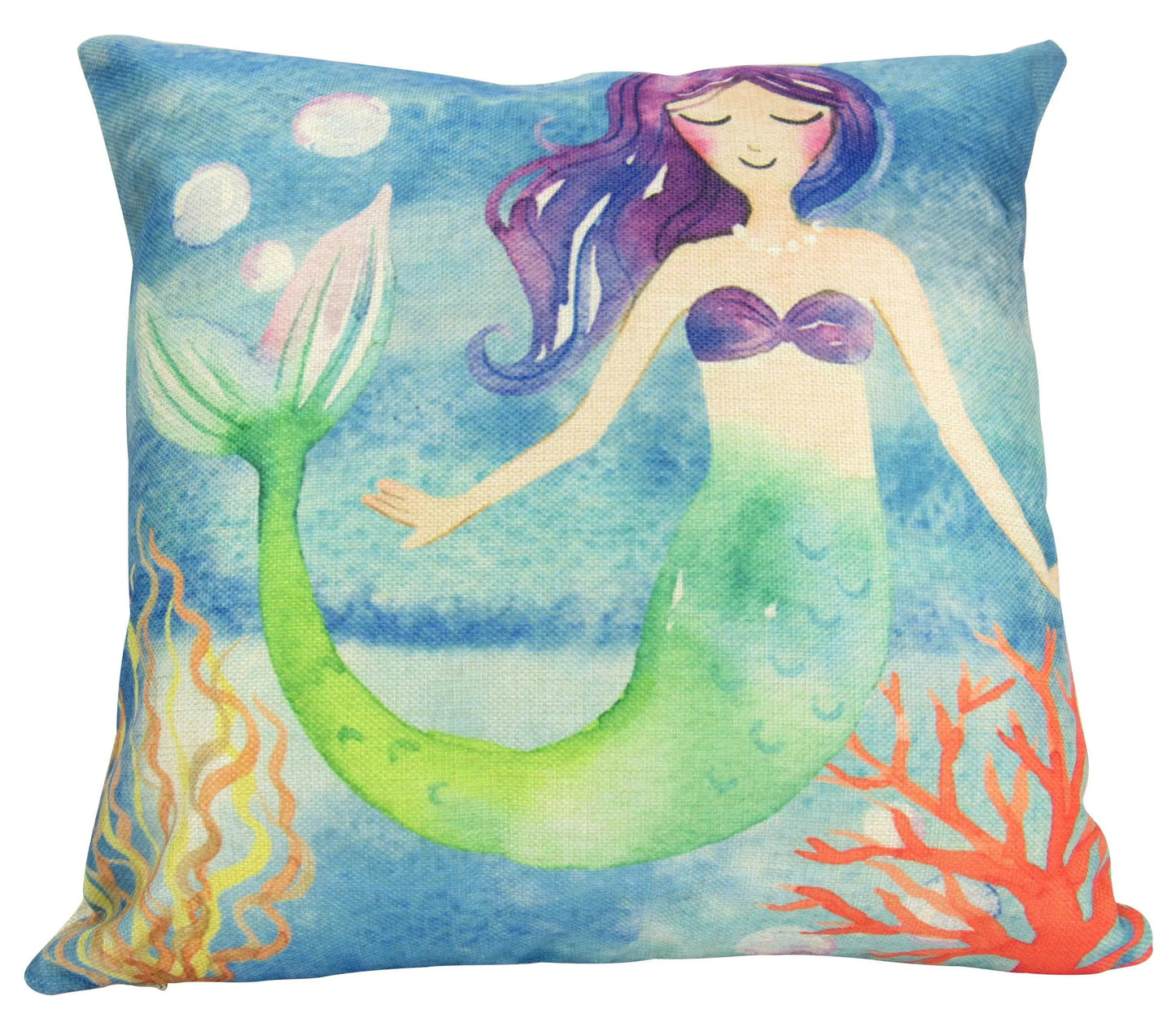 Mermaid Throw Pillow