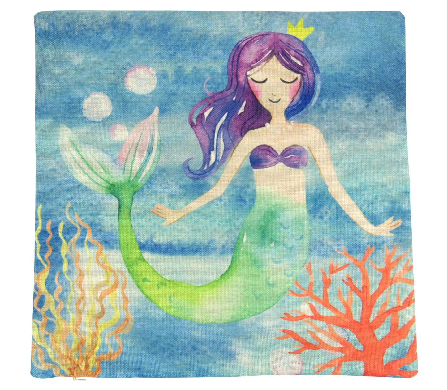 Mermaid Throw Pillow