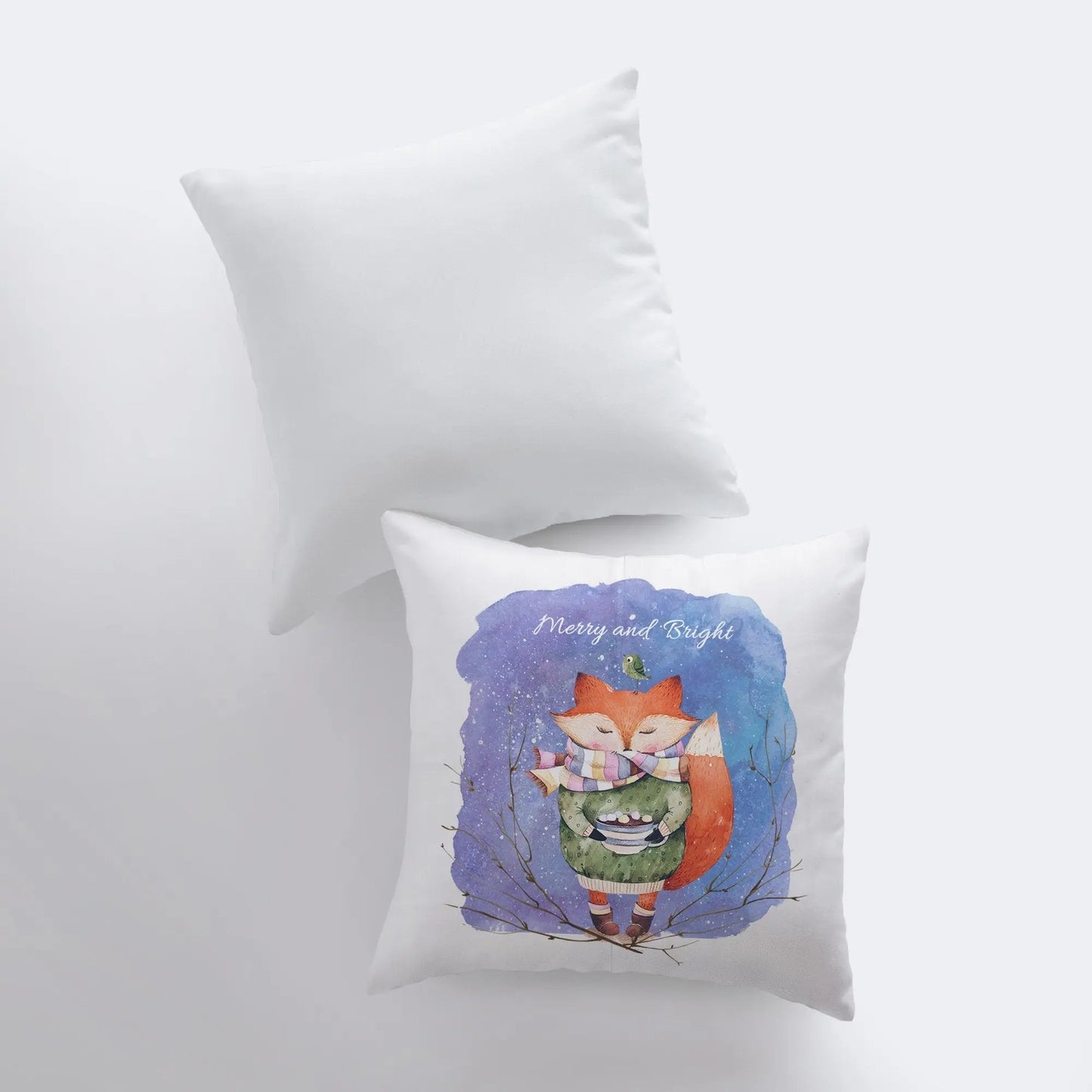 Merry and Bright Throw Pillow