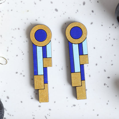 Metropolitan Statement Studs by LE CHIC MIAMI