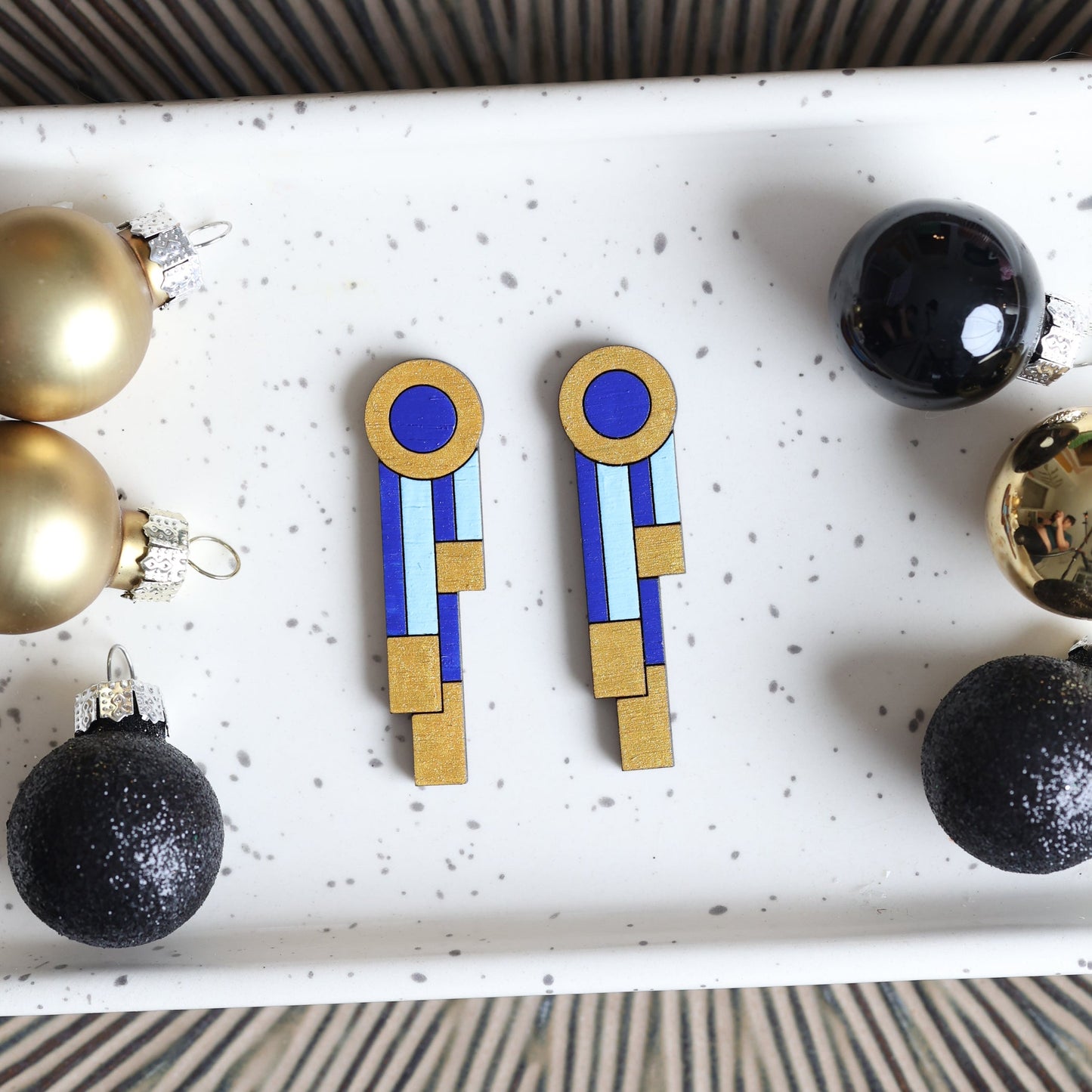 Metropolitan Statement Studs by LE CHIC MIAMI