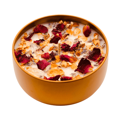 Wealth Crystal Intention Candle – Manifest Abundance & Prosperity