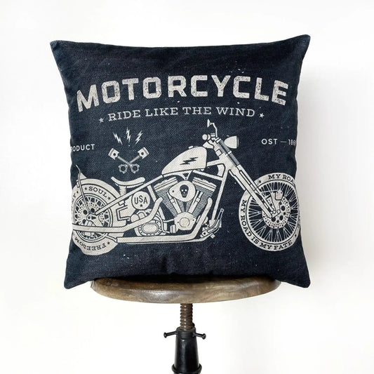 Motorcycles Throw Pillow