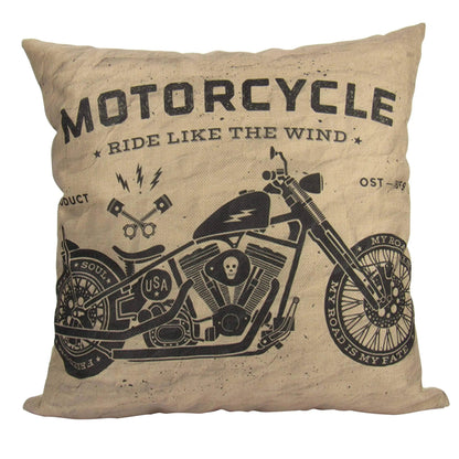 Motorcycles Throw Pillow