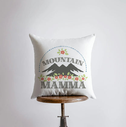 Mountain Mamma Throw Pillow