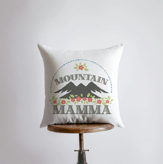 Mountain Mamma Throw Pillow