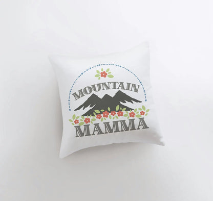 Mountain Mamma Throw Pillow