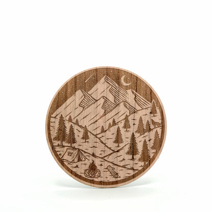 Nature Themed Wood Stickers