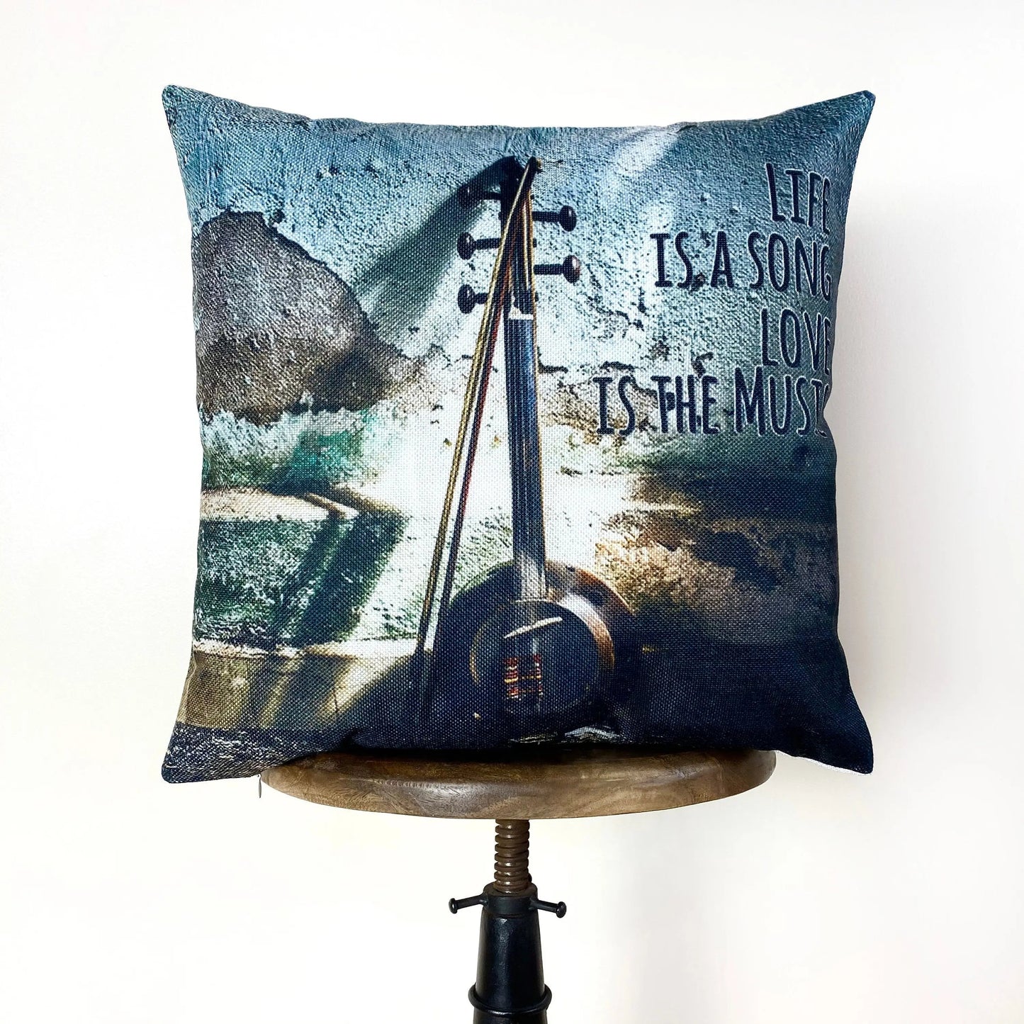 Life Is The Song Throw Pillow