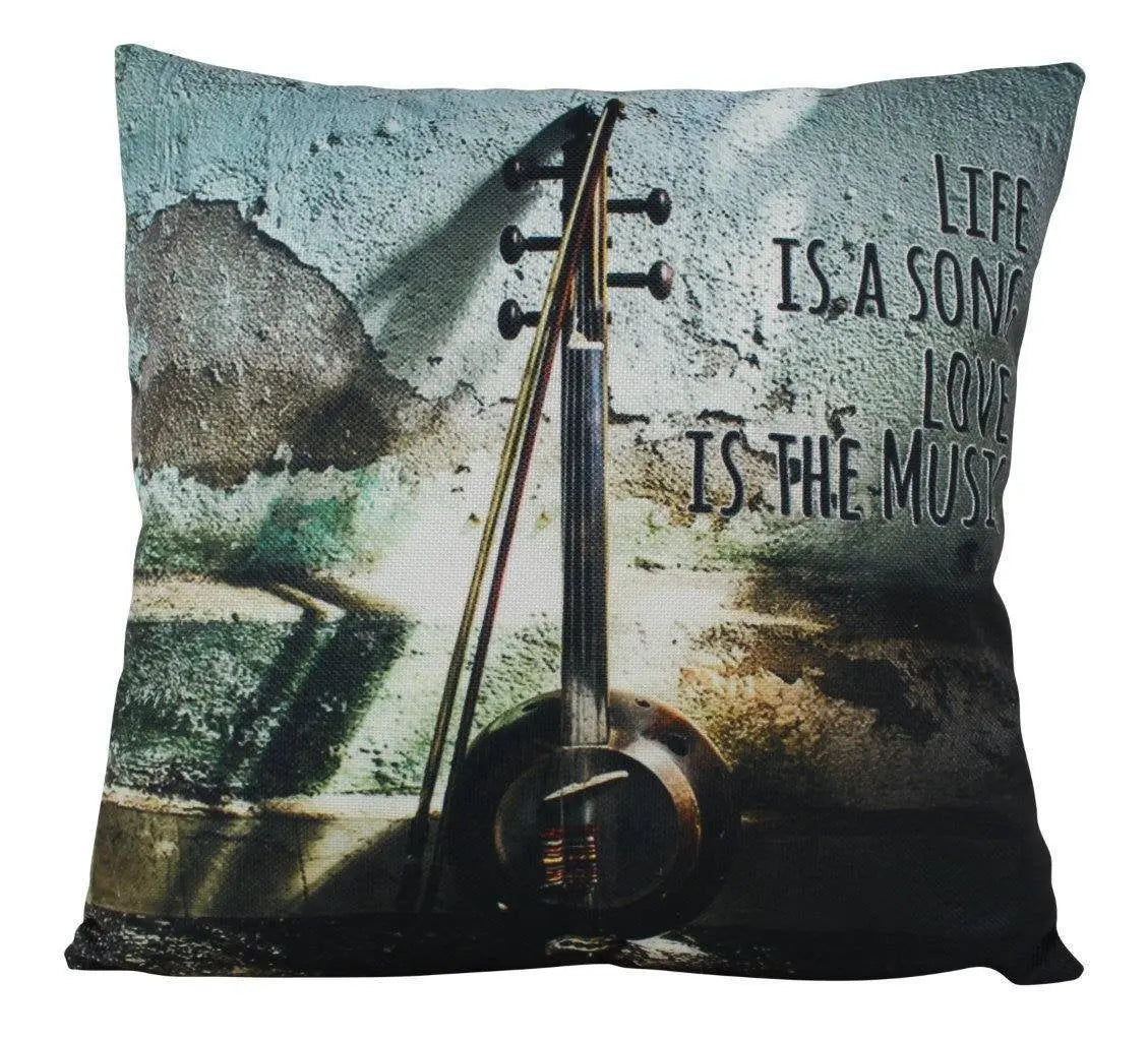 Life Is The Song Throw Pillow