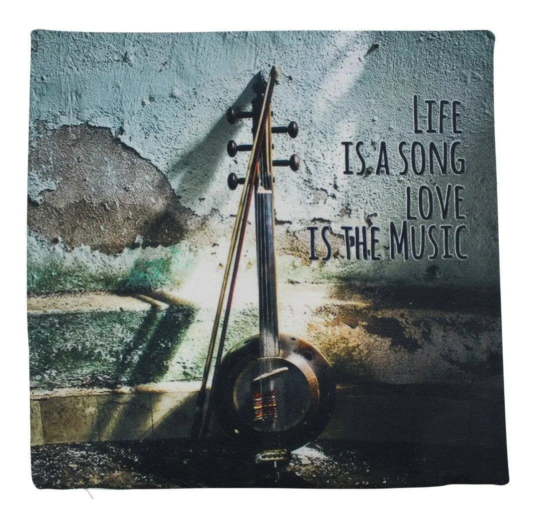 Life Is The Song Throw Pillow