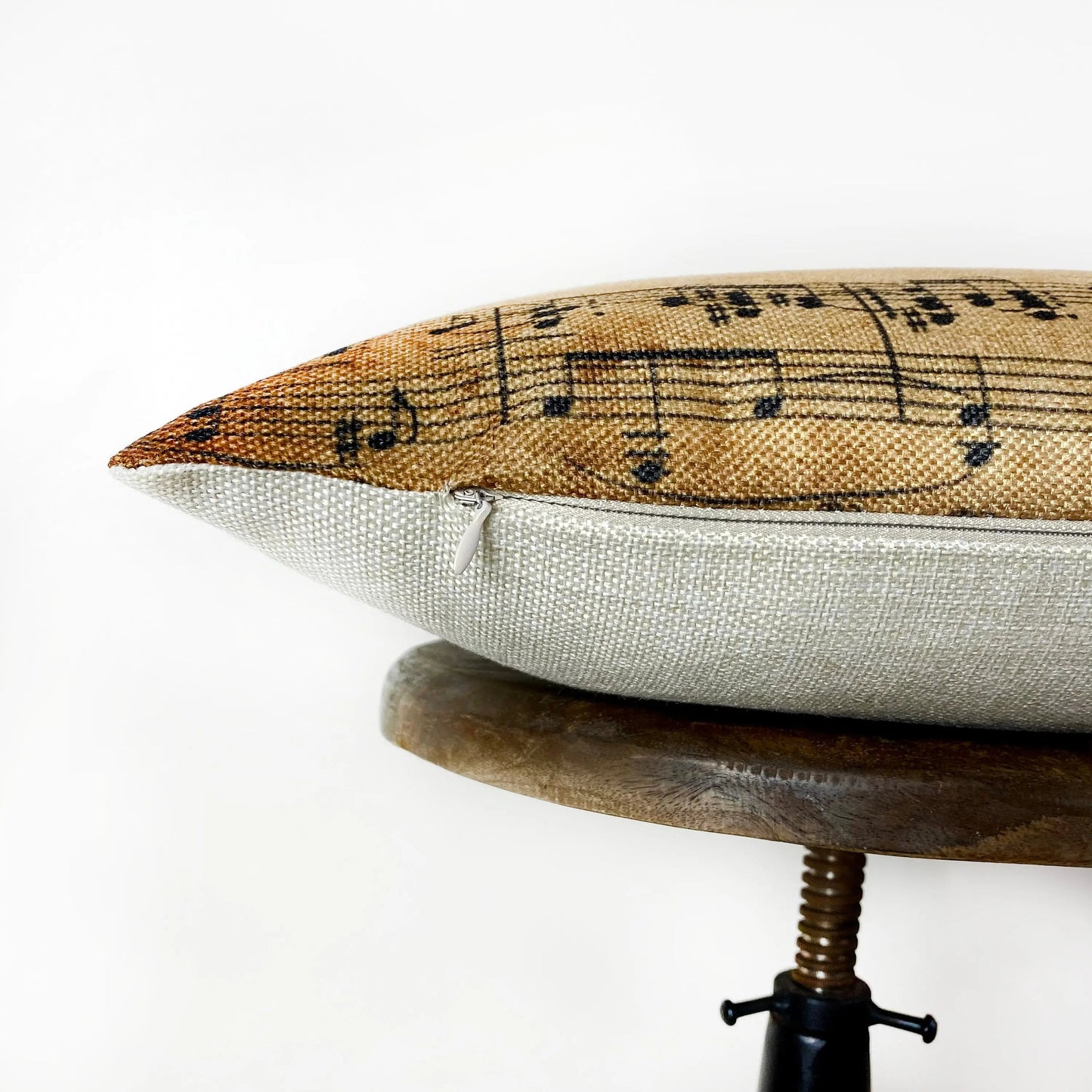 Music Notes Throw Pillow