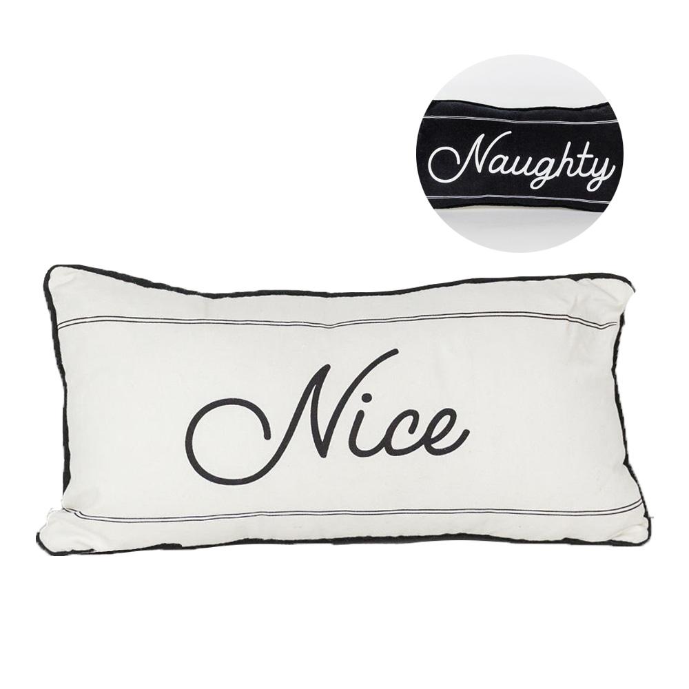 Naughty or Nice Pillow