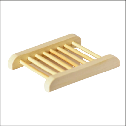 Natural Bamboo Soap Bar Dish by Choixe