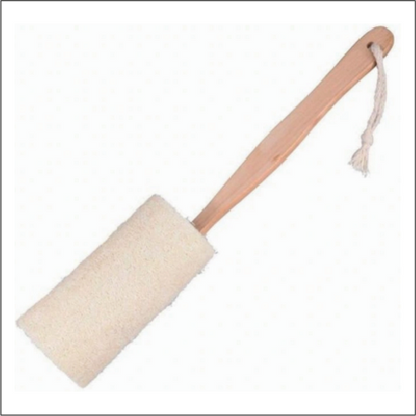 Natural Loofah Bath Brush by Choixe