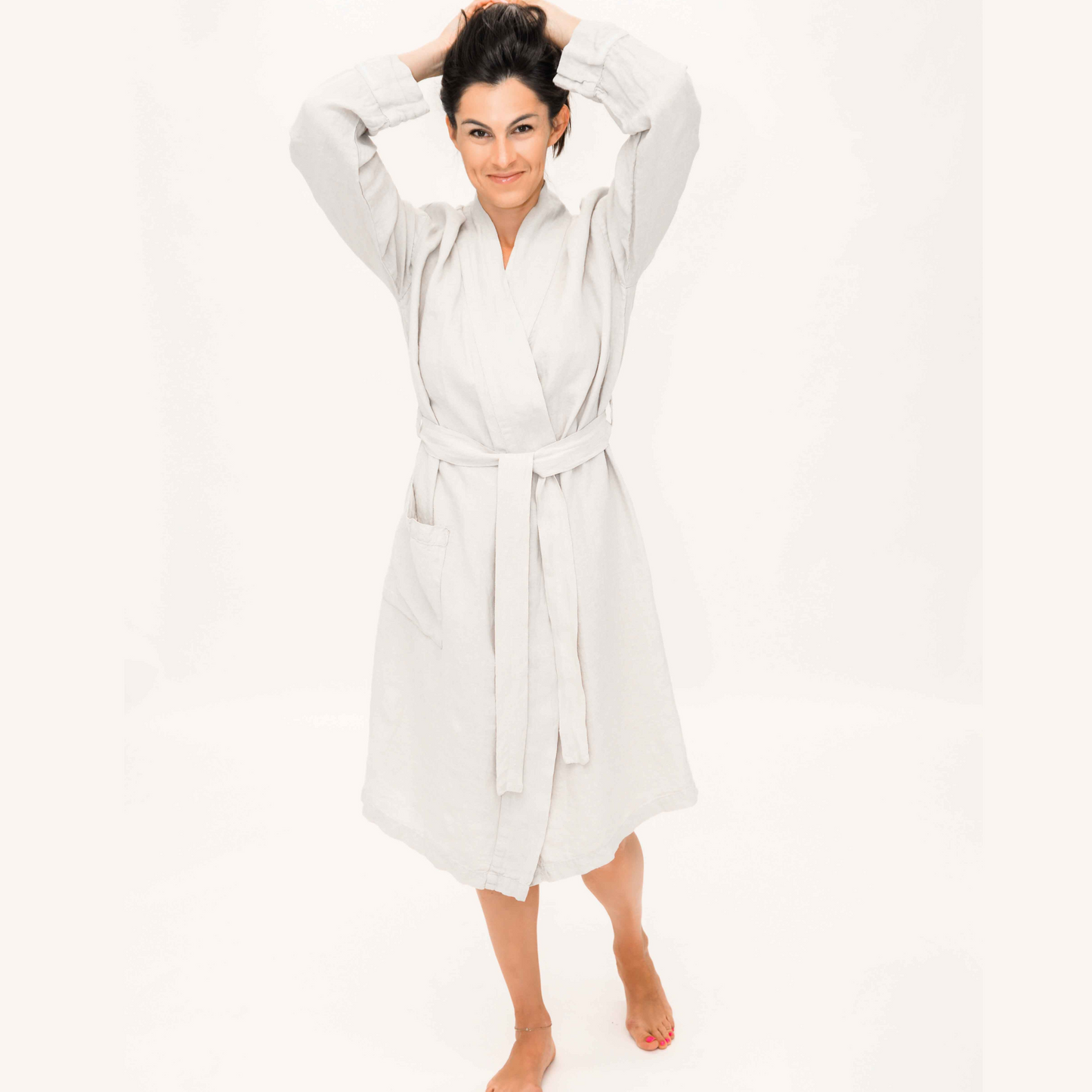 Linen Bathrobe