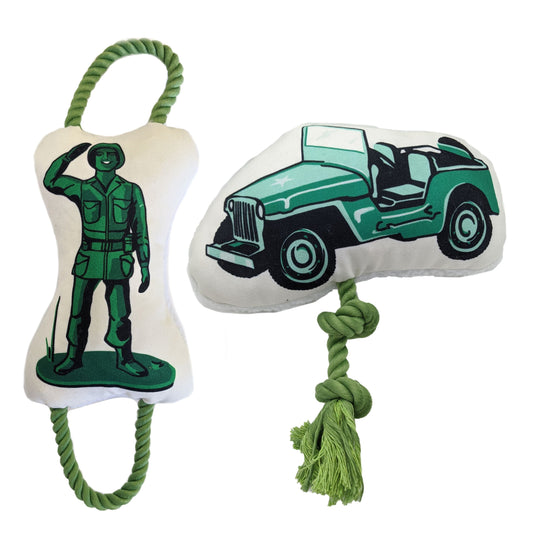 Retro Military Plush Toy Combo