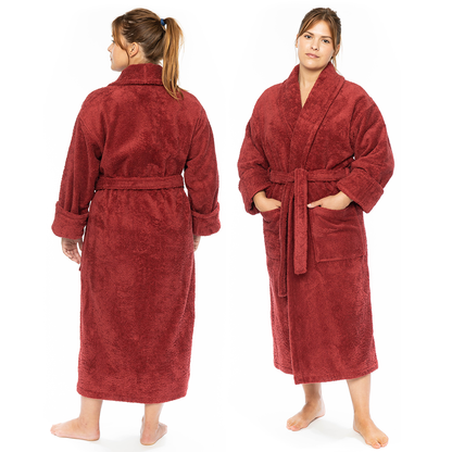 Classic Turkish Combed Cotton Luxurious Thick Unisex Bathrobes by Classic Turkish Towels