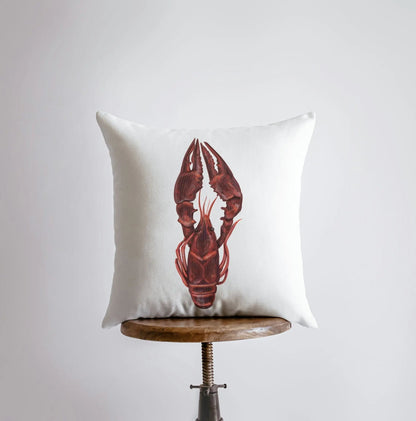 Ocean Lobster Throw Pillow