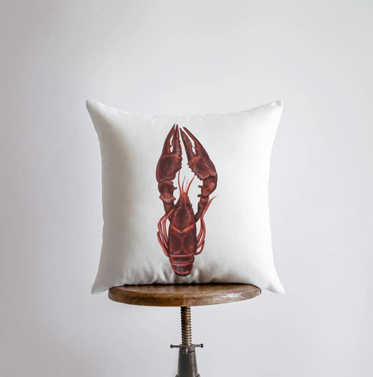 Ocean Lobster Throw Pillow