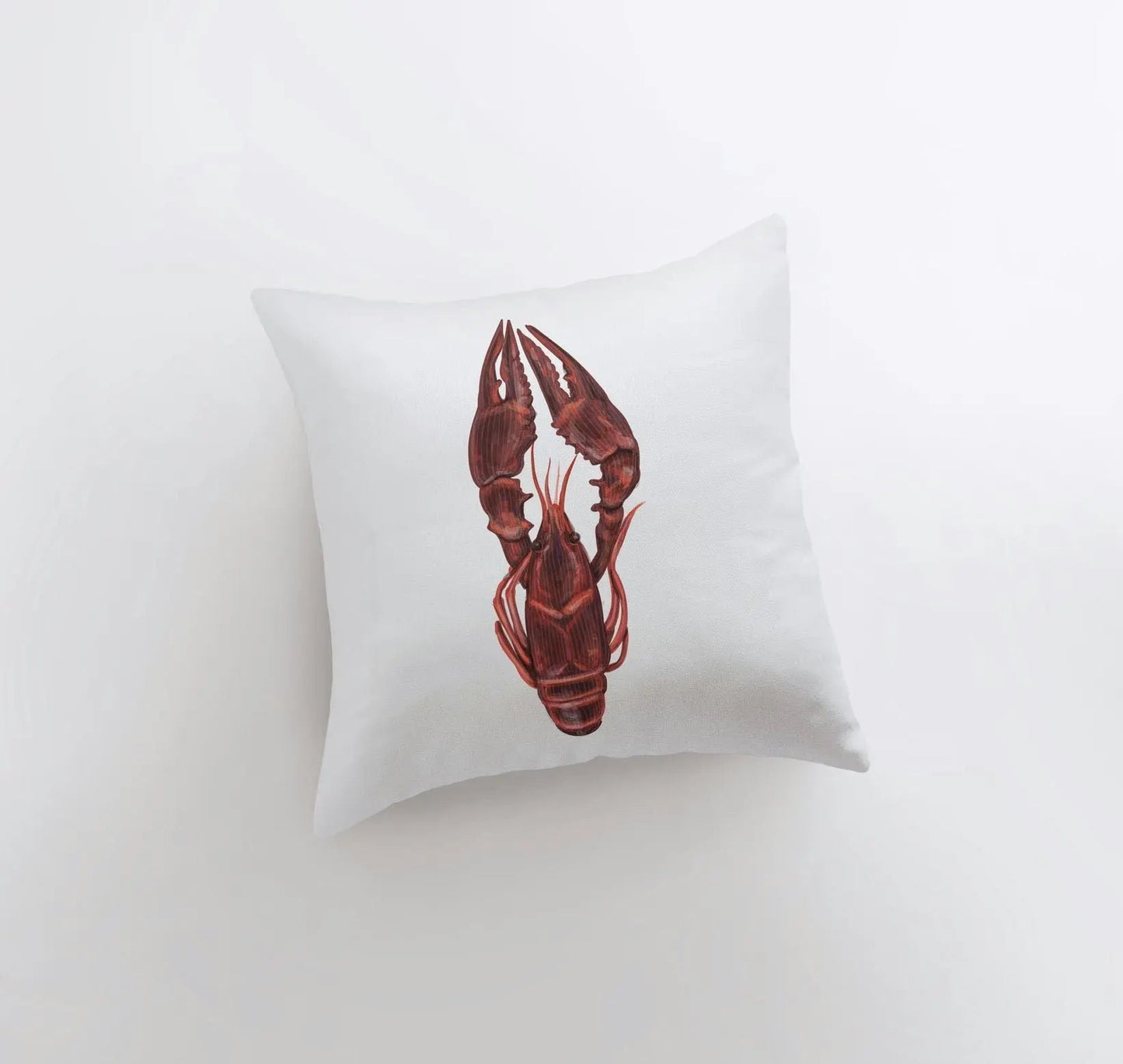 Ocean Lobster Throw Pillow