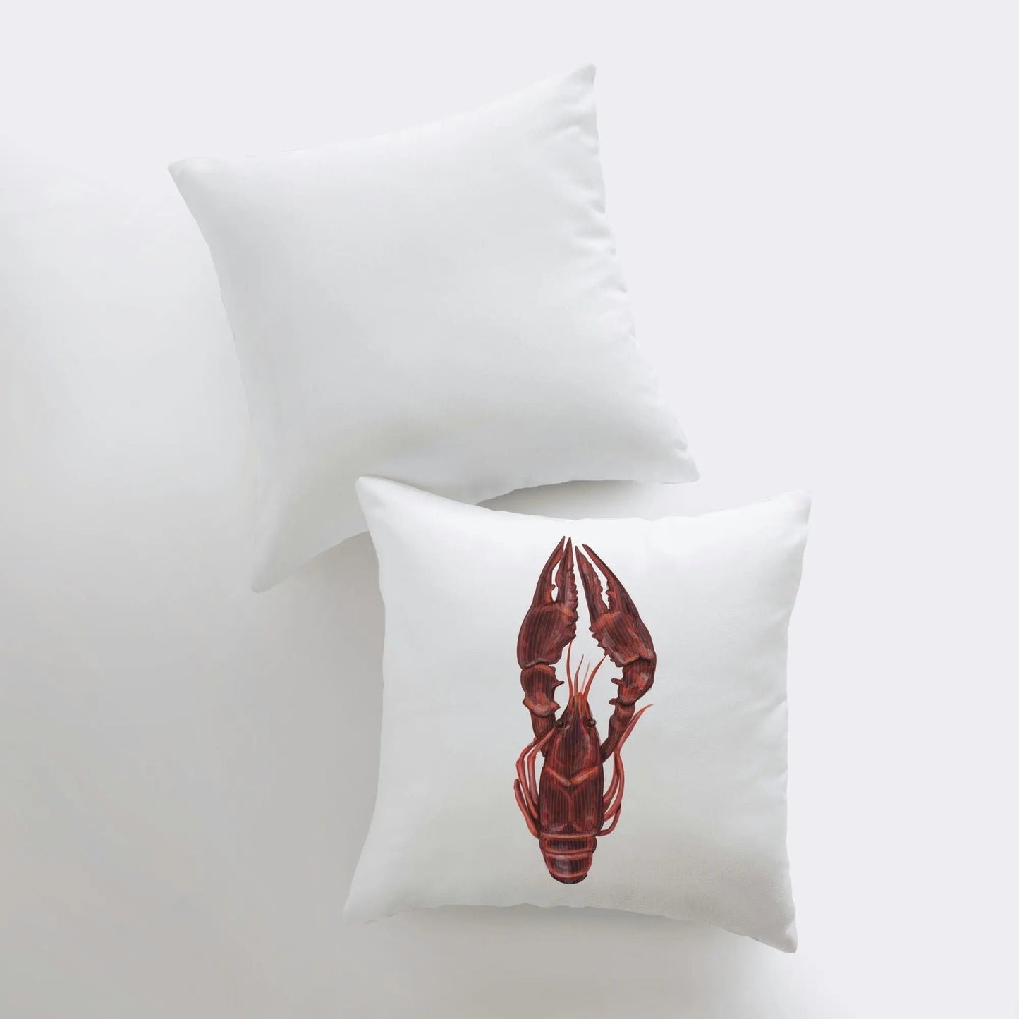 Ocean Lobster Throw Pillow