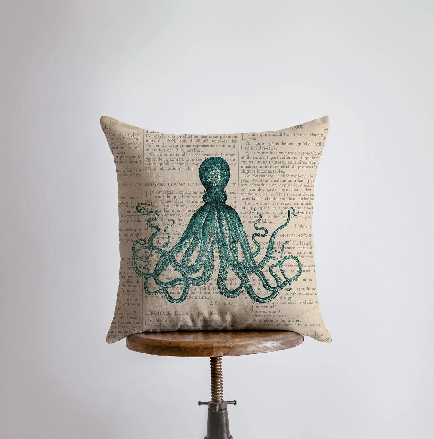 Octopus Throw Pillow