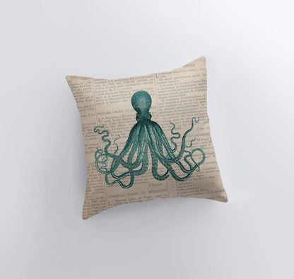 Octopus Throw Pillow