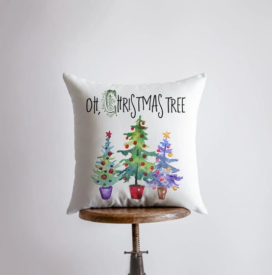 Oh, Christmas Tree Throw Pillow