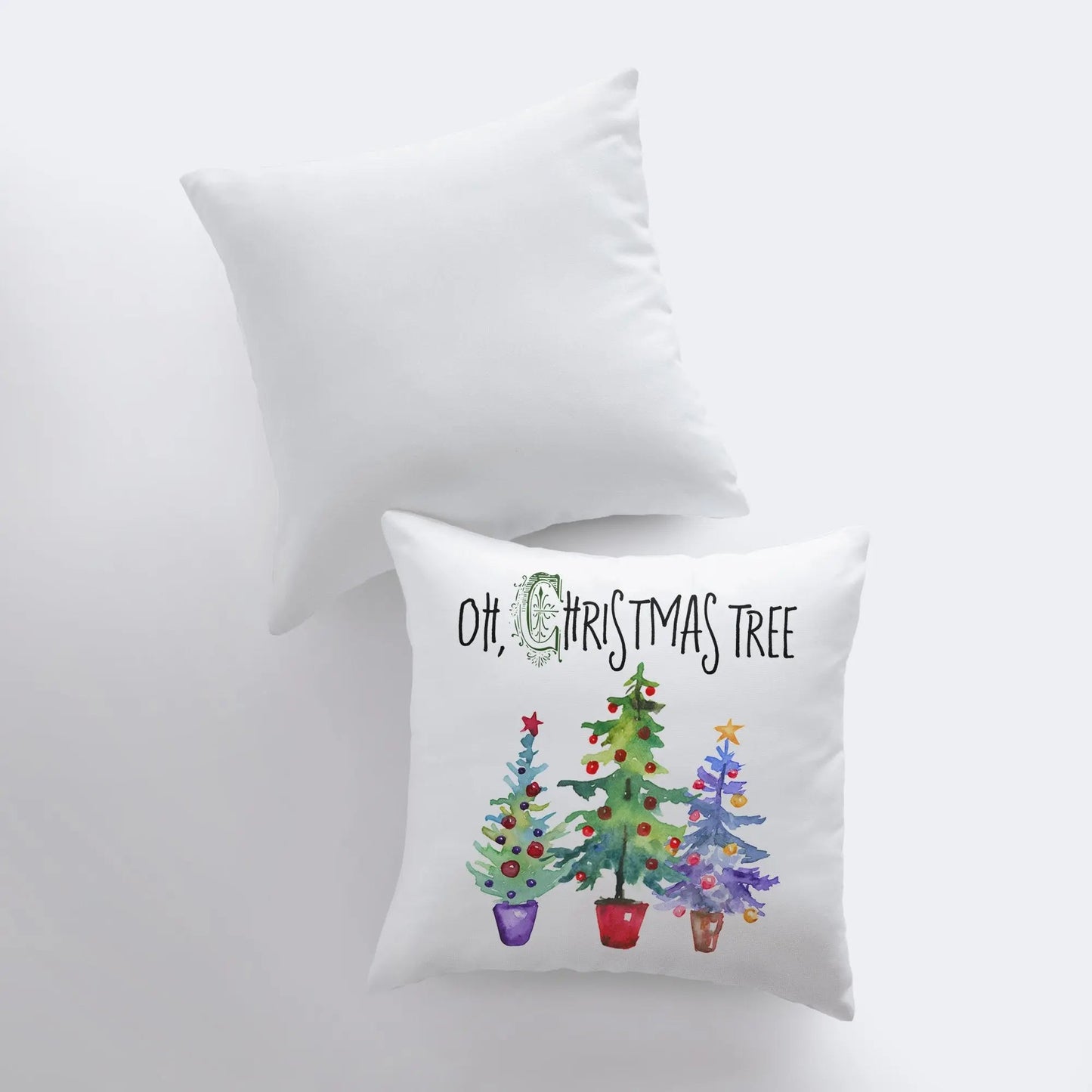 Oh, Christmas Tree Throw Pillow