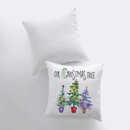 Oh, Christmas Tree Throw Pillow