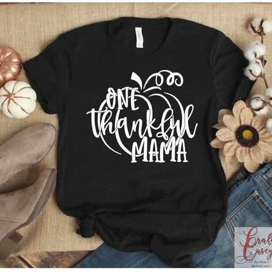 One Thankful Mama Pumpkin T-shirt