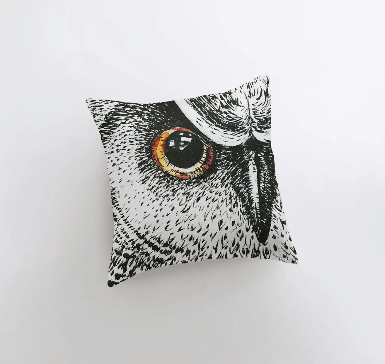 Owl Eye Throw Pillow