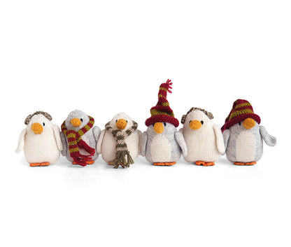 Penguin in Accessories Ornament- set of 6 by Melange Collection