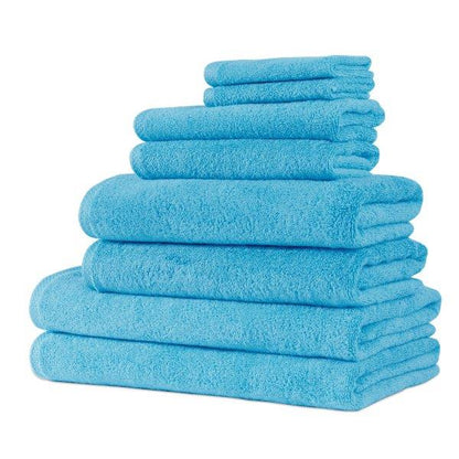 Hospitality Turkish Cotton Hotel Collection Family Towel Set of 8 by Classic Turkish Towels