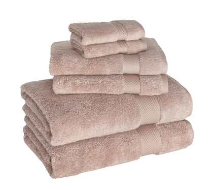 Becci Turkish Cotton Luxury Everyday Towel Set – 6-Piece Soft & Absorbent